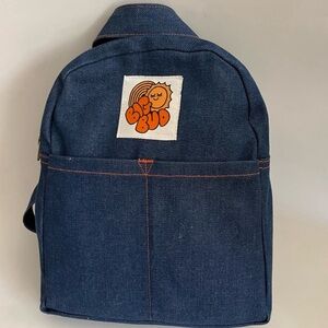 Big Bud Press mini denim backpack - rare !